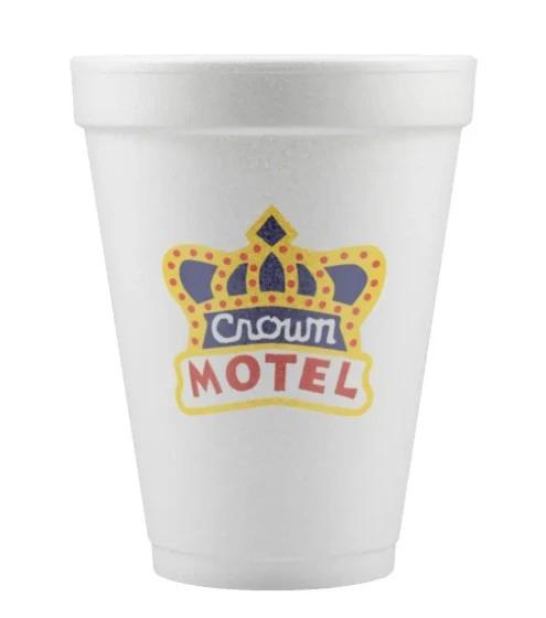 12 Oz. Foam Cup - White - Digital