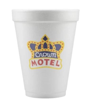 12 Oz. Foam Cup - White - Digital