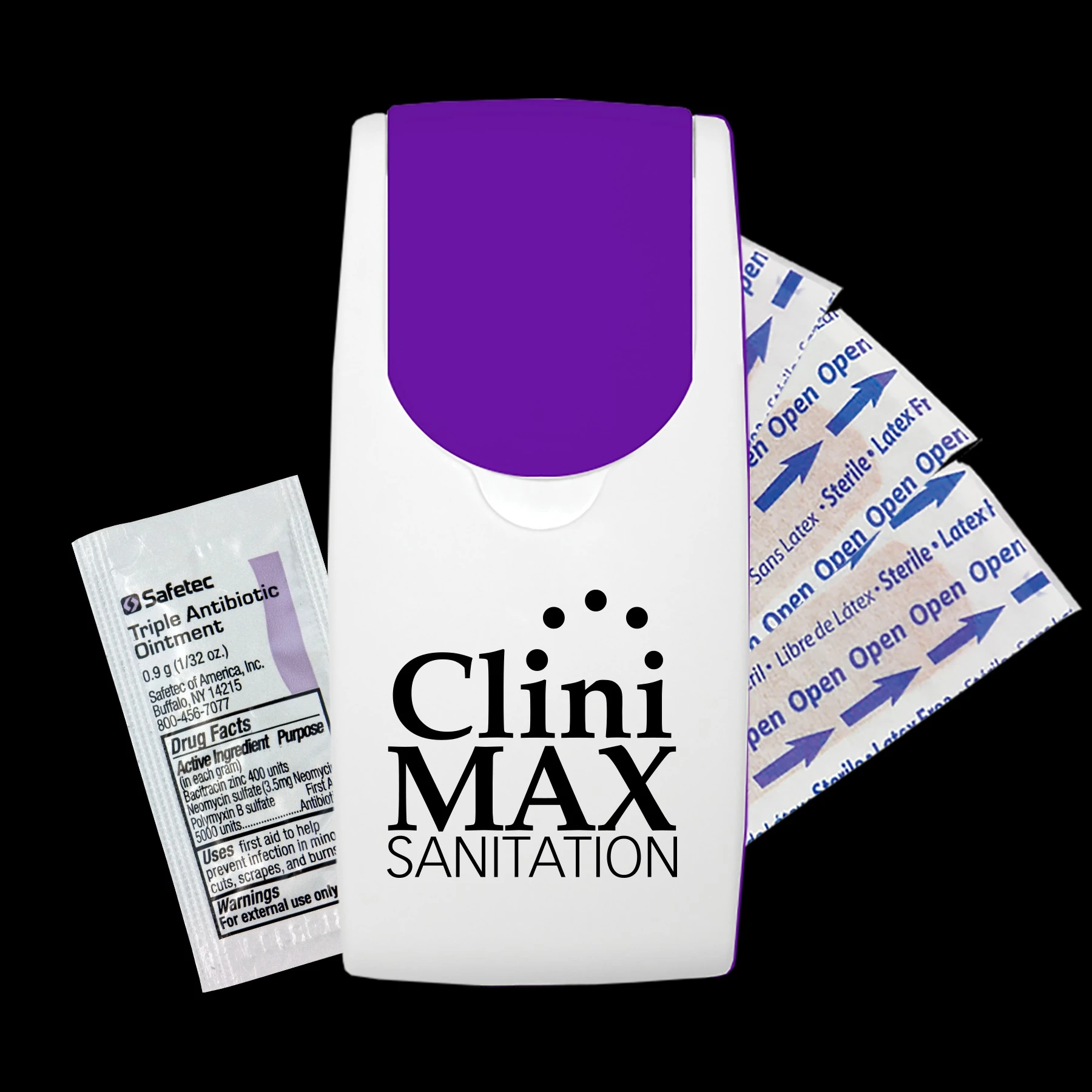 Flip-Top First Aid Kit - 3 Piece Kit