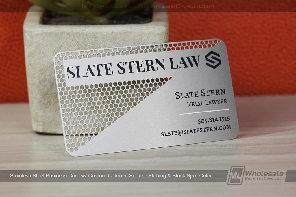 Stainless Steel Business Cards
