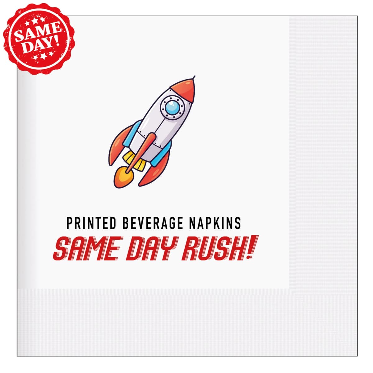 Same Day Rush - Cocktail Napkins!