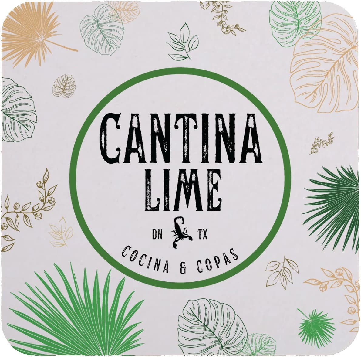 Pulpboard Coaster - Custom Premium Print - 4" Square Medium Weight 40 pt.