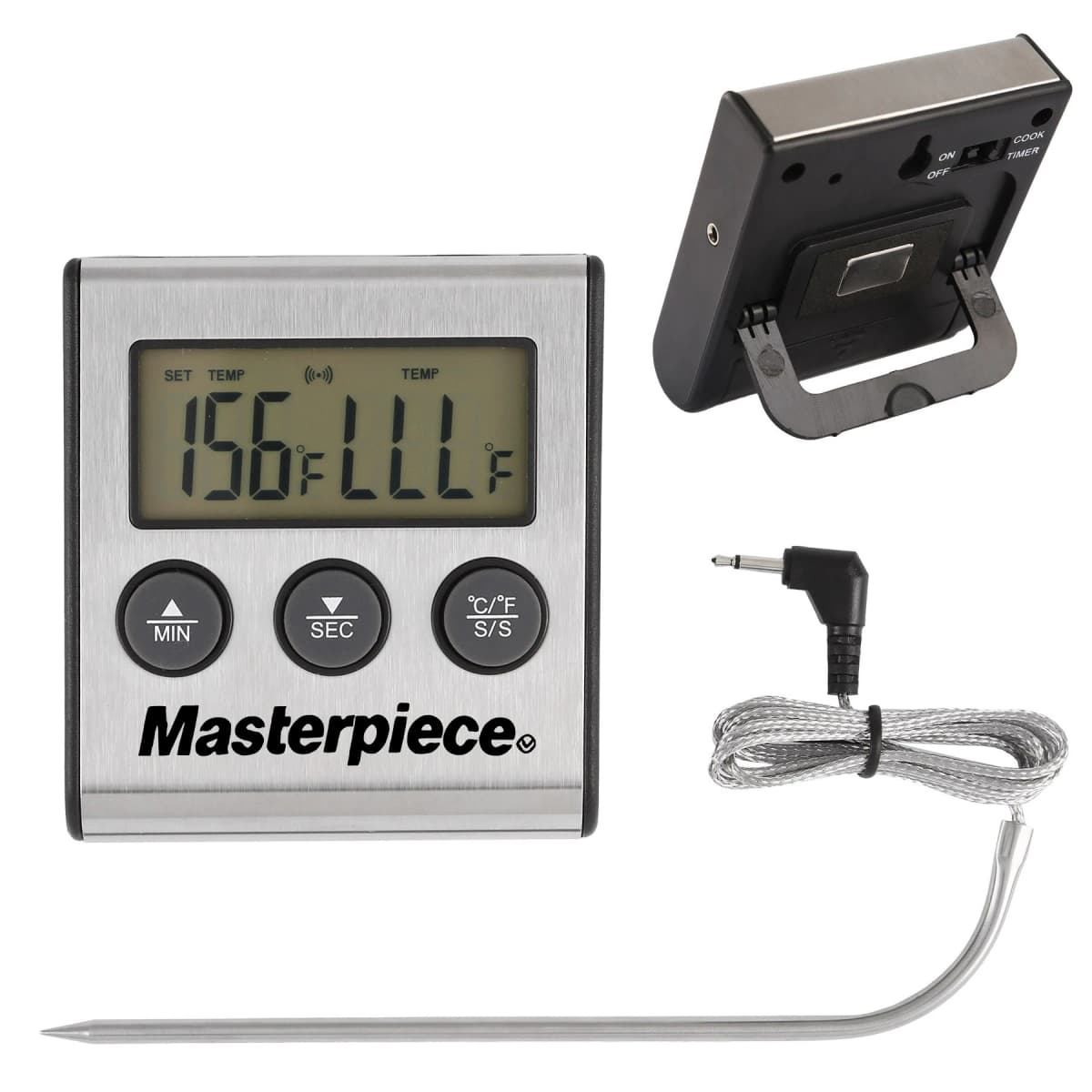 Grill BBQ Easy Cooking Thermometer And Timer