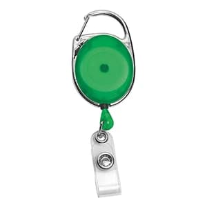 "Oberlin Pl" Full-Color Retractable Carabiner Style Badge Reel & Badge Holder