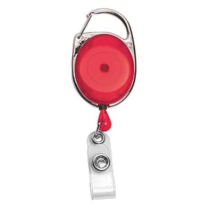 "Oberlin Pl" Full-Color Retractable Carabiner Style Badge Reel & Badge Holder