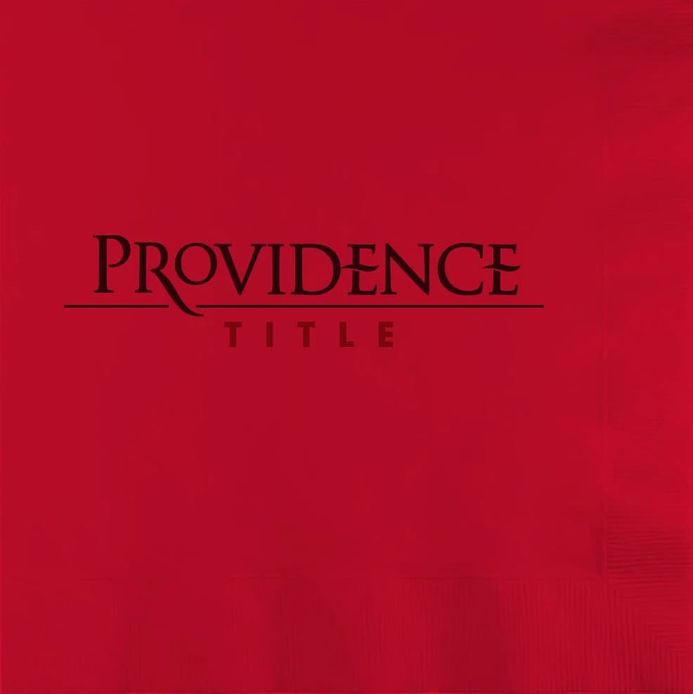 Red 3-Ply Luncheon Napkins - Custom Digital Print