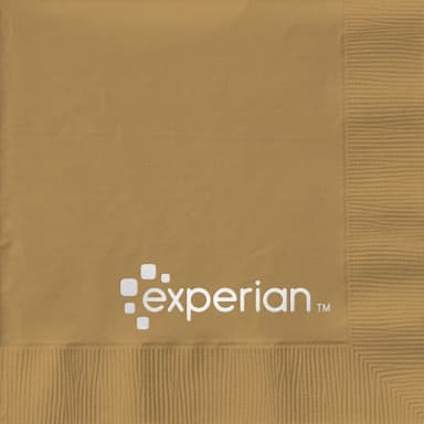 Gold Cocktail 3-Ply Beverage Napkins - Custom Foil Print