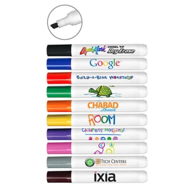 Liqui-Mark® Chisel Tip Dry Erase Marker (Full-Color Decal)