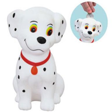 Rubber Dalmatian Dog Bank