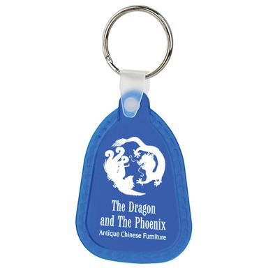 Soft Squeezable Teardrop Key Tag
