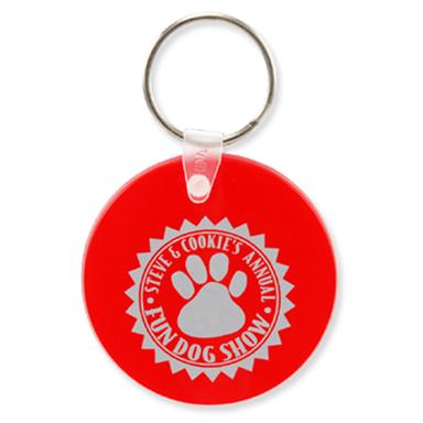 Large Round Soft Key Tag