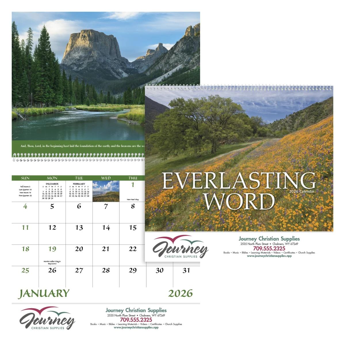 Everlasting Word Calendar - Spiral only