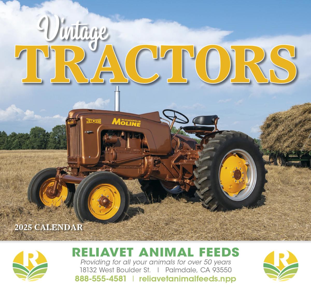Vintage Tractors Appointment Calendar