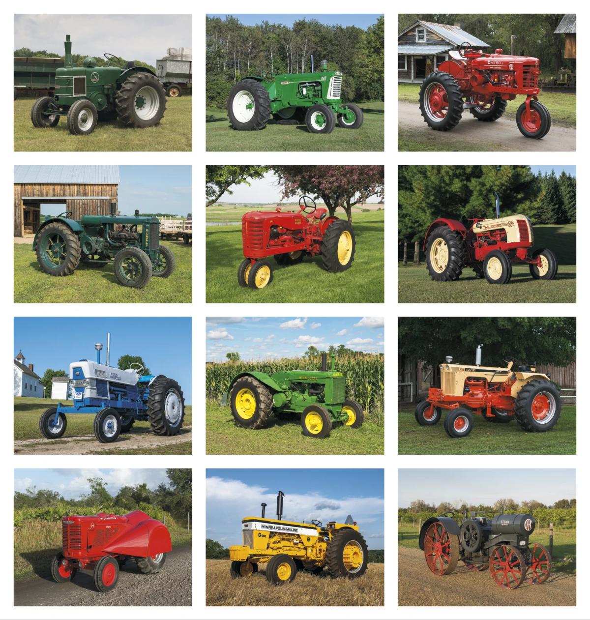 Vintage Tractors Appointment Calendar