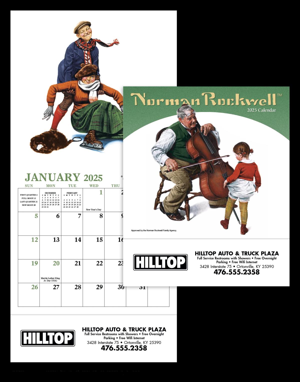 Norman Rockwell's Wonderful World Mini Calendar