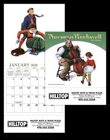 Norman Rockwell's Wonderful World Mini Calendar