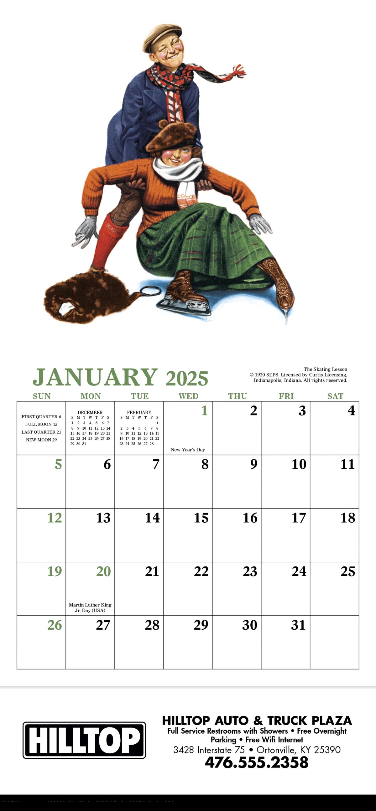 Norman Rockwell's Wonderful World Mini Calendar