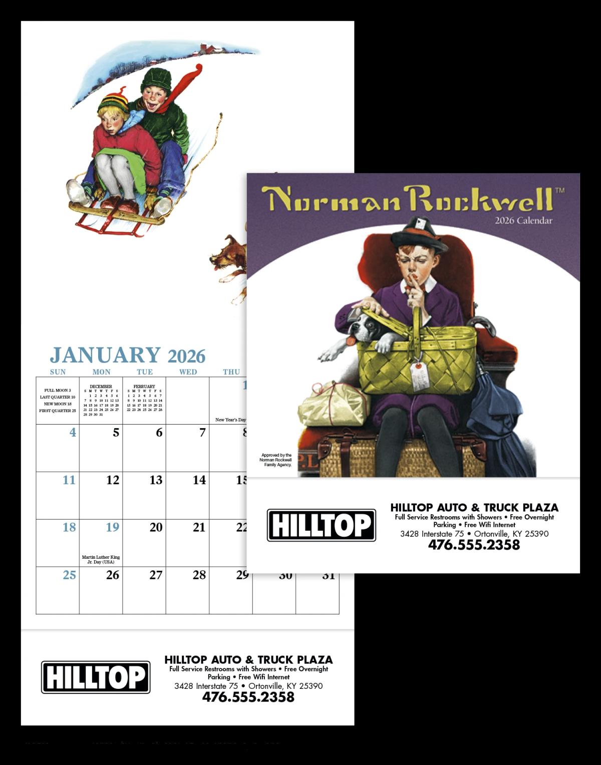 Norman Rockwell's Wonderful World Mini Calendar