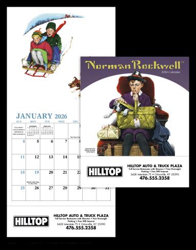 Norman Rockwell's Wonderful World Mini Calendar