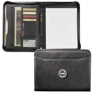 Millennium Leather Zippered Padfolio