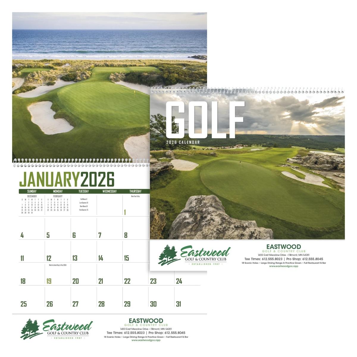 Golf Calendar