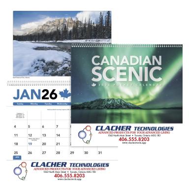 Canadian Scenic Pocket Calendar