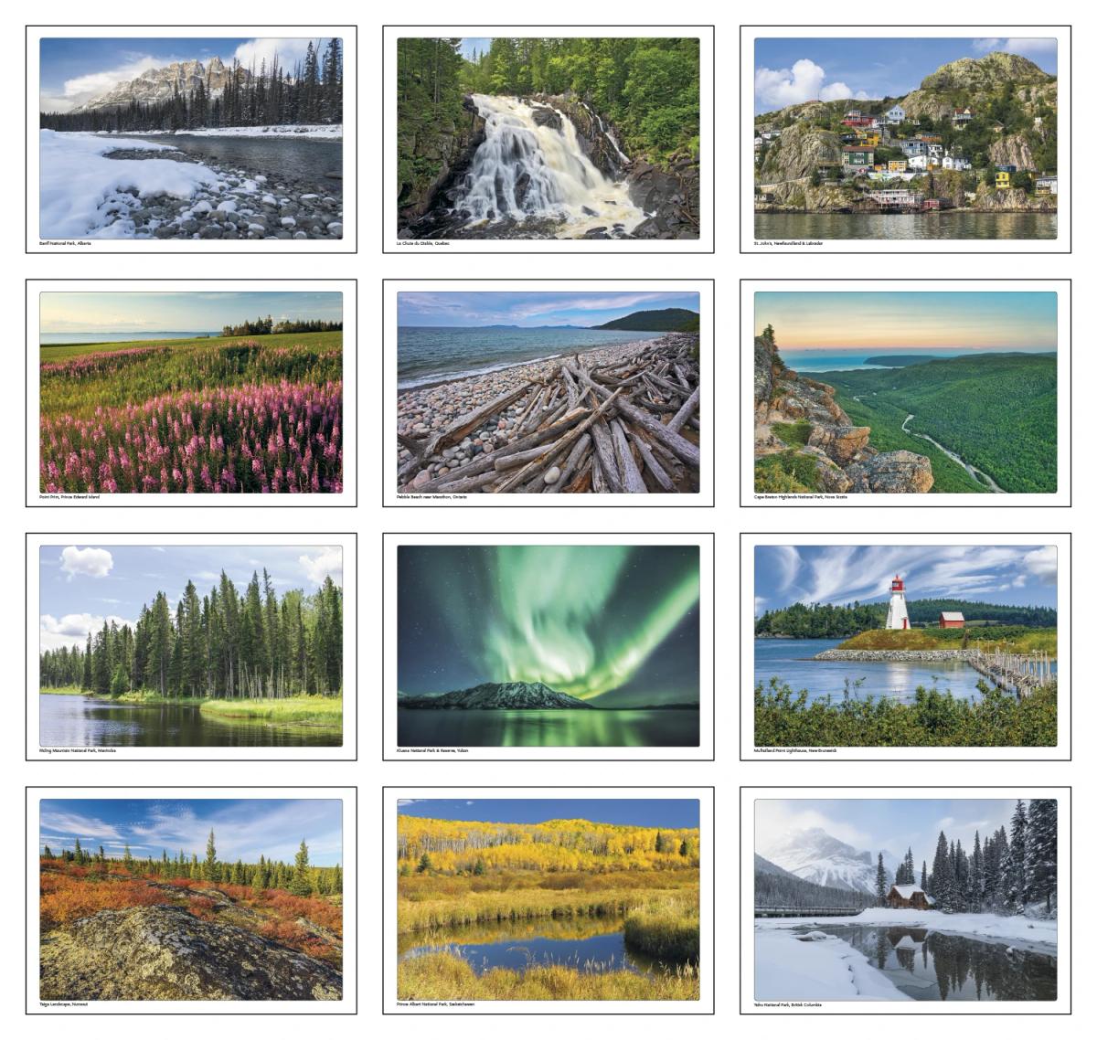 Canadian Scenic Pocket Calendar
