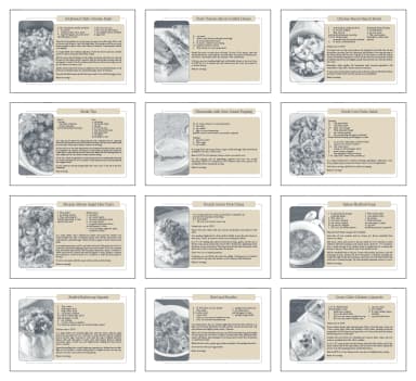 Recipe Pocket Calendar