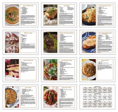 Home Cooking Guide Pocket Calendar
