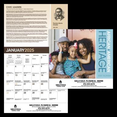 African-American Heritage Family Calendar