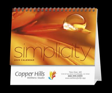Simplicity Large Desk Calendar