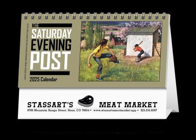 The Saturday Evening Post Desk Calendar
