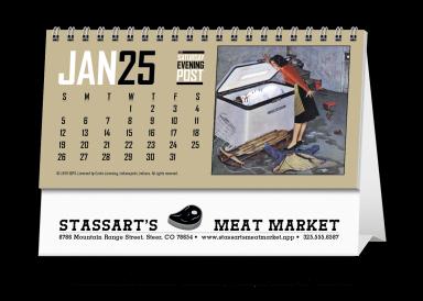 The Saturday Evening Post Desk Calendar