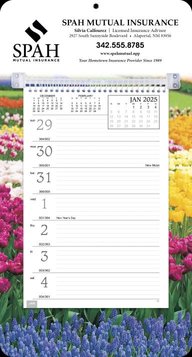 Full-Color Weekly Memo Calendar