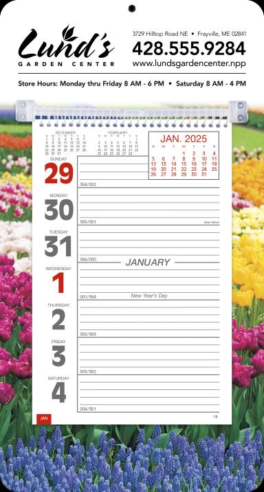 Full-Color Weekly Memo Desk Calendar