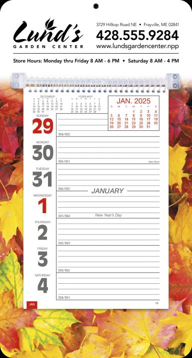 Full-Color Weekly Memo Desk Calendar