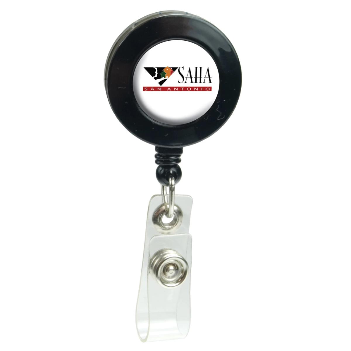 Domed Retractable Badge Holder