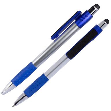 Silver with Blue