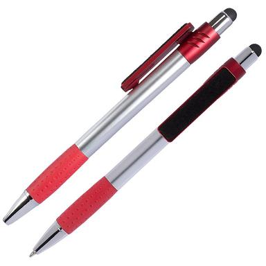 Silver with Red 