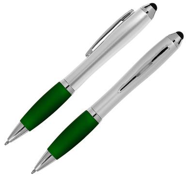 Silver with Green