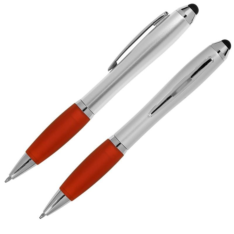 Silver with Red 