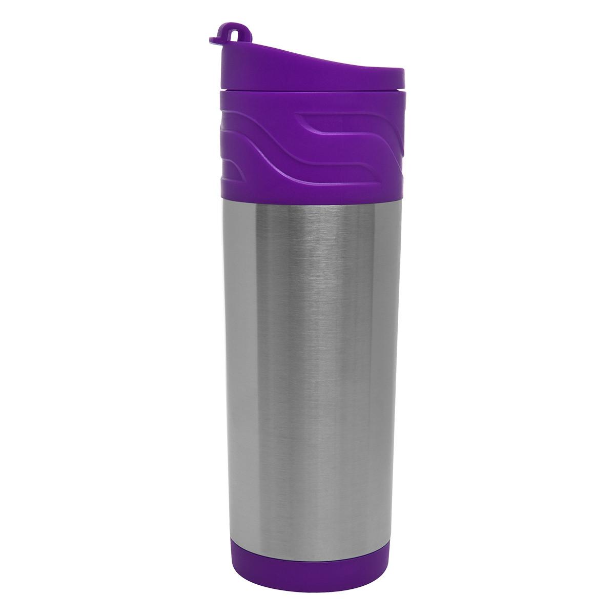 Silver with Purple