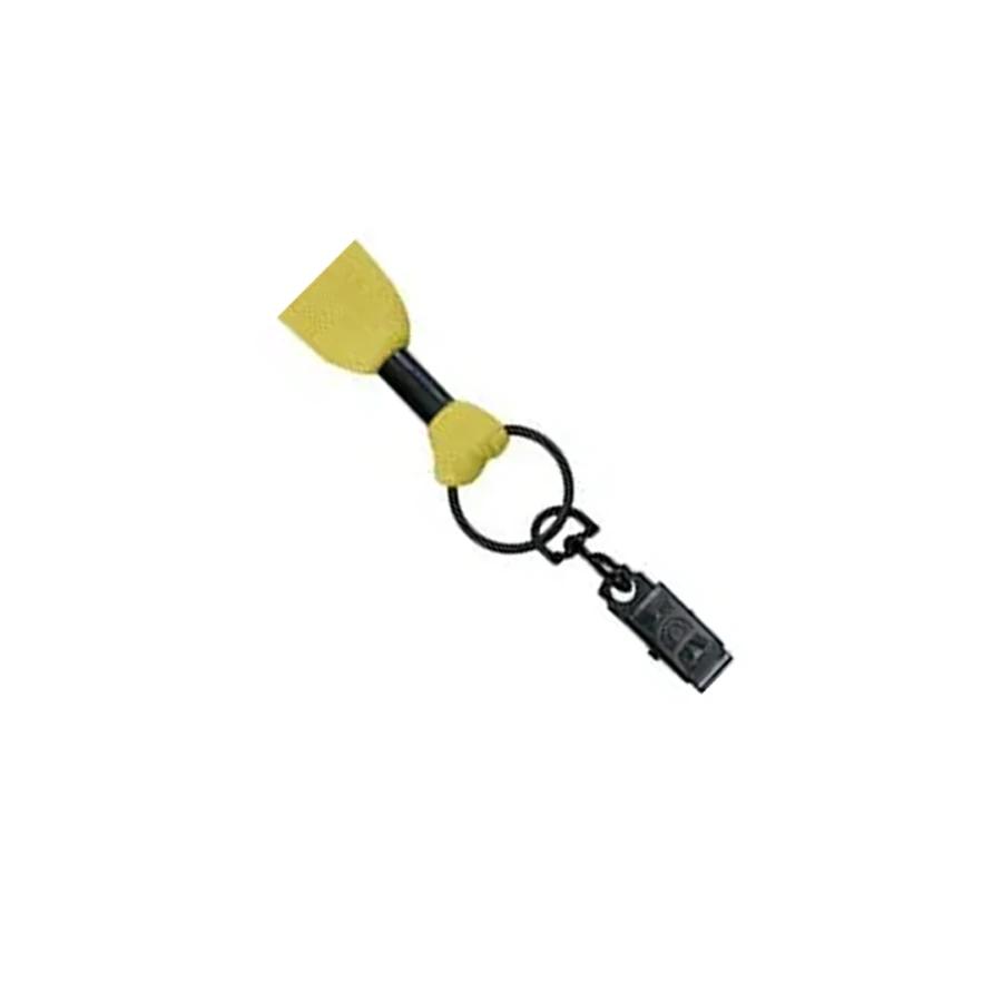 Black Metal Bulldog Clip W/ Swivel D-Rin