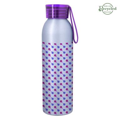 Silver with Purple
