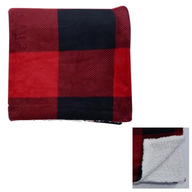 Black with red