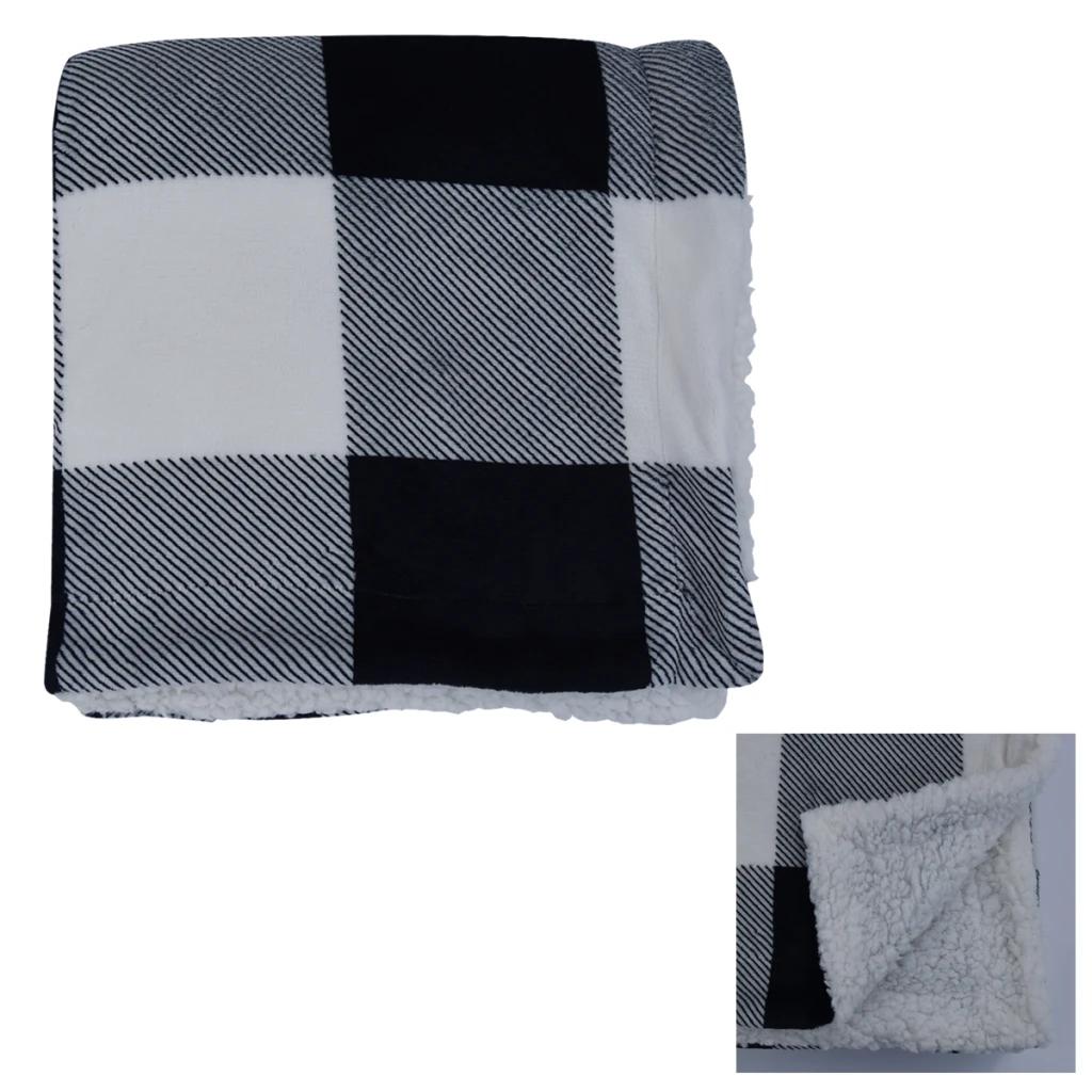 White with black