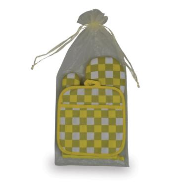 Yellow Plaid/Ivory White