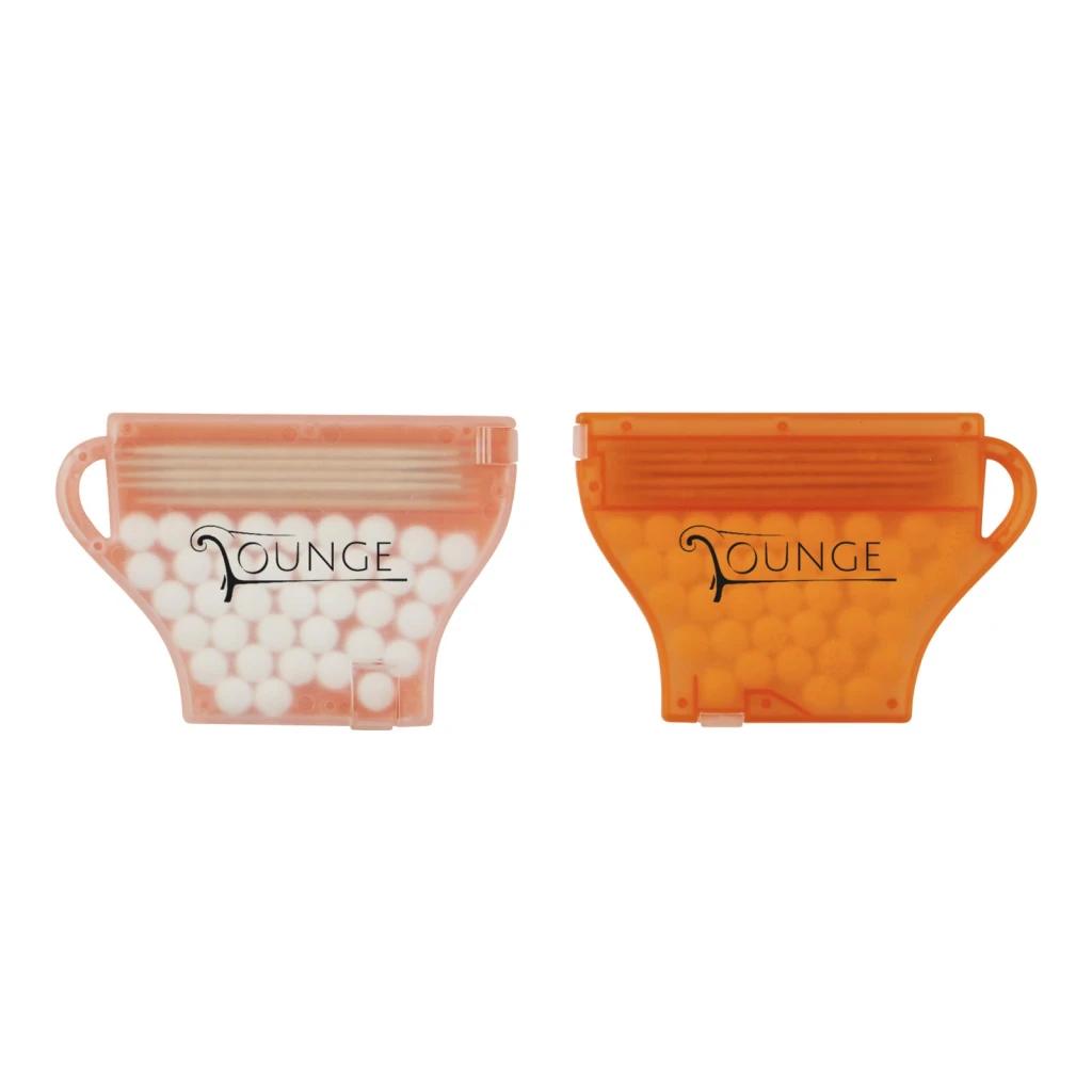 Frosted White/Translucent Orange