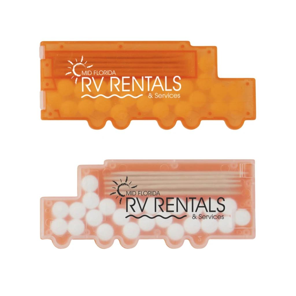 Frosted White/Translucent Orange