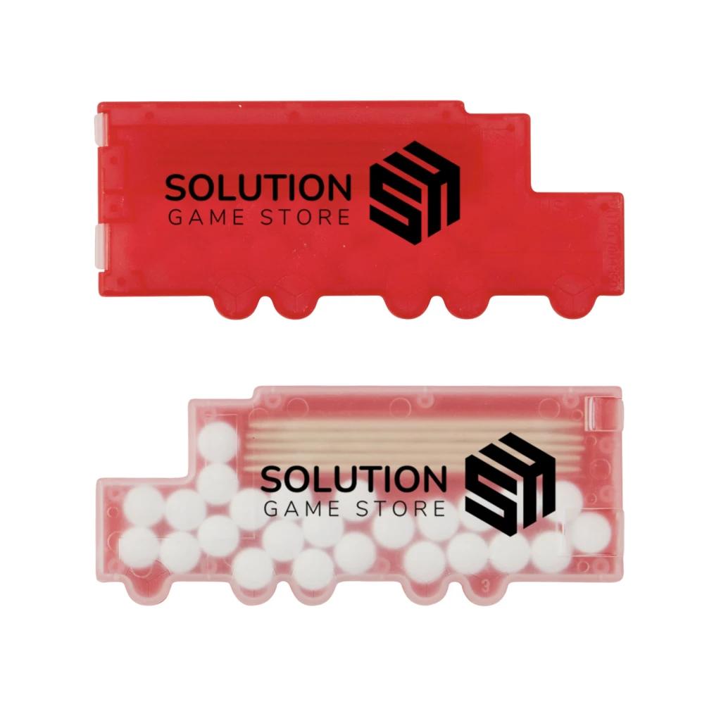 Frosted White/Translucent Red